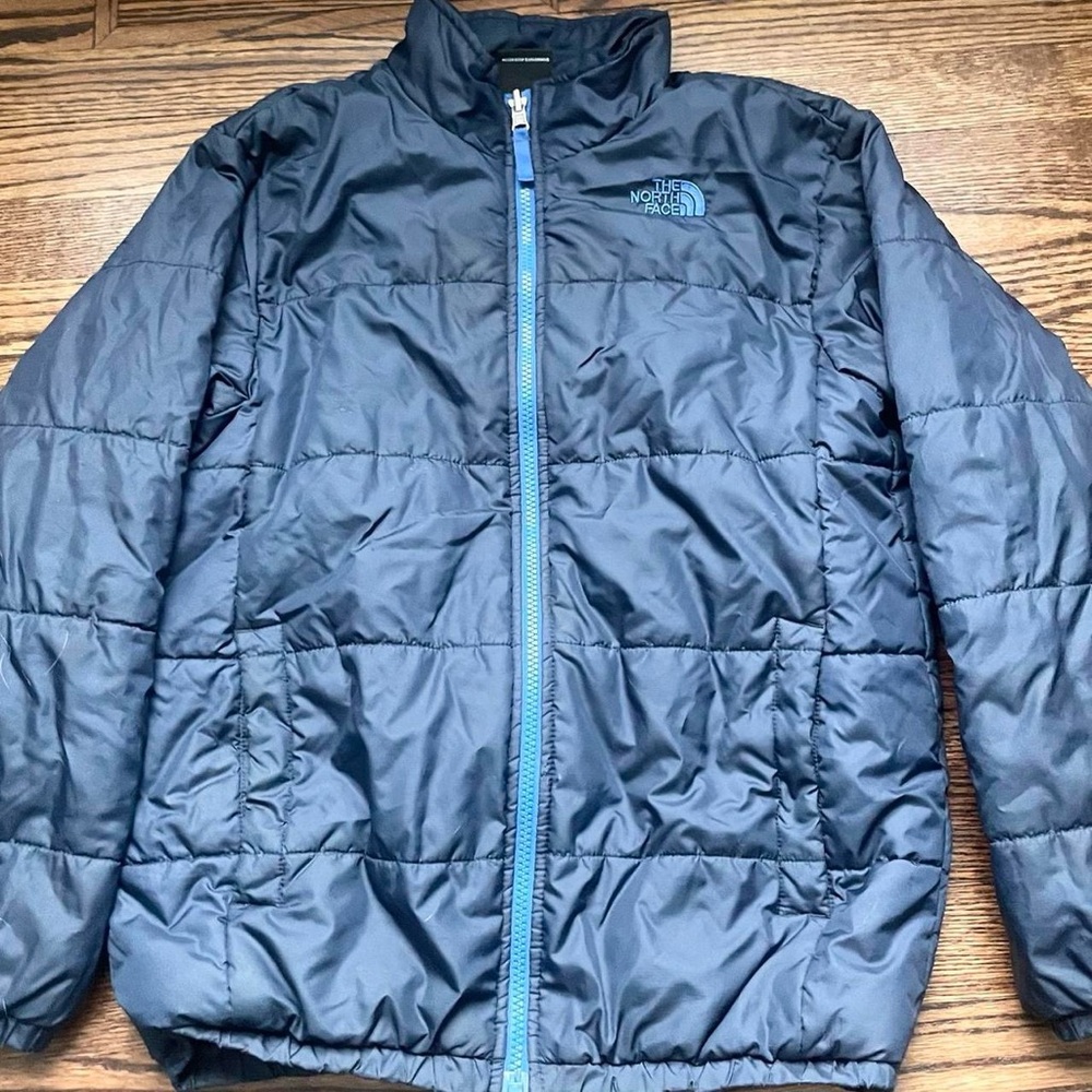 The North Face Blue Quilted Puffer Jacket